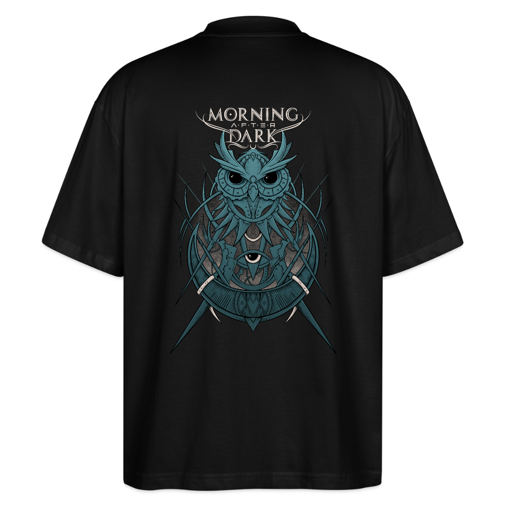 Morning After Dark – "Night Owl" Stanley/Stella Oversized Unisex Organic T-shirt - black