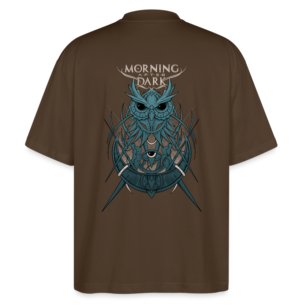 Morning After Dark – "Night Owl" Stanley/Stella Oversized Unisex Organic T-shirt - mocha