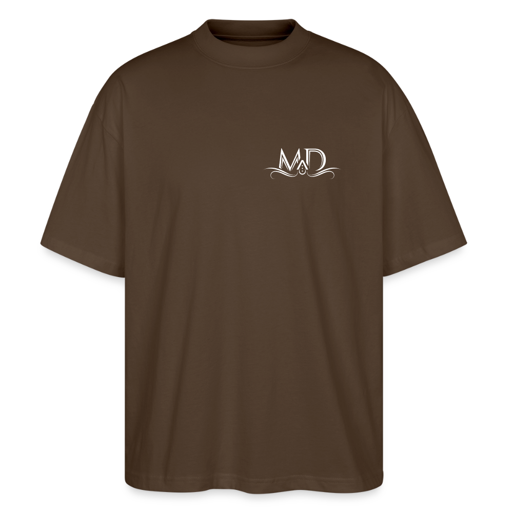 Morning After Dark – "Night Owl" Stanley/Stella Oversized Unisex Organic T-shirt - mocha